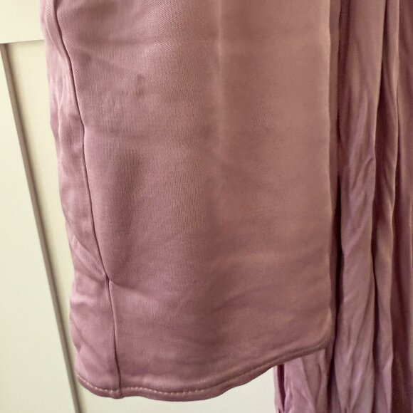 Helsa Slinky Jersey Sarong Maxi Dress In Elderberry - Picture 14 of 15